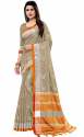 Buy Venisa Linen Cotton Saree At Wholesale Price