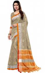 Buy Venisa Linen Cotton Saree At Wholesale Price
