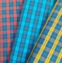 Cotton Polyester Check Fabric thumb 1