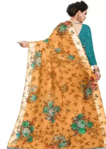 Buy Printed Saree By Janvi Fashion Brand by Jaanvi Fashion