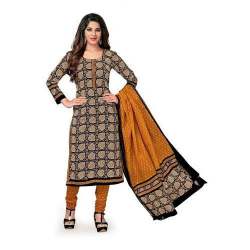 Fancy Unstitched Cotton Printed Dress Material 