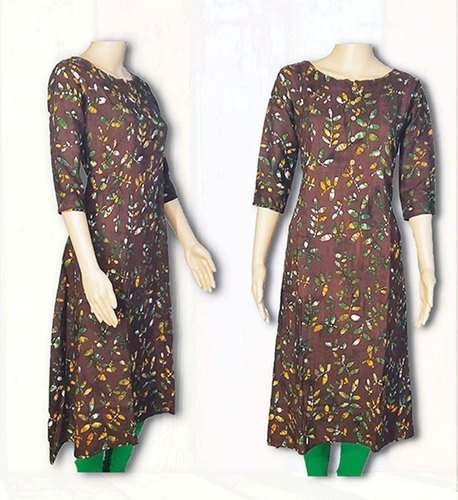 Umbrella Style Rayon Kurti by P M Tex