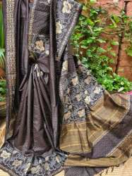 Fancy Handloom Tussar Saree For Ladies 