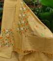 Trendy Tussar Embroidered Dress Material  thumb 1