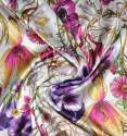 Digital Print Satin Mulberry Silk Fabric  thumb 1