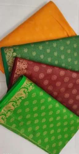 Buy Cotton Zari Printed Fabric by PADMAVATI FAB TEX