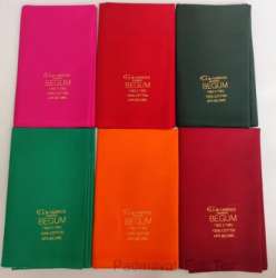 Silver Cotton Begum Blouse Fabric