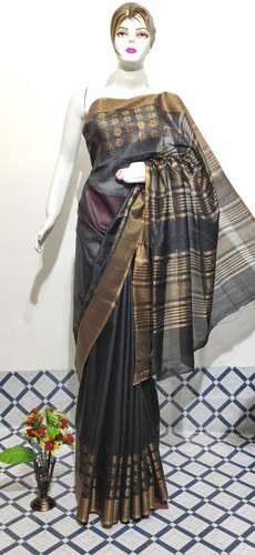 Festive Wear Mulmul Cotton Printed Saree