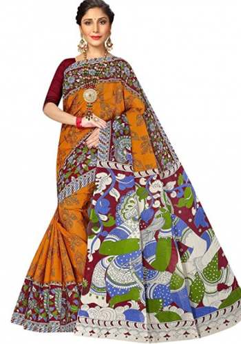 Get Pure Cotton Tamaira Fashion Saree For Ladies