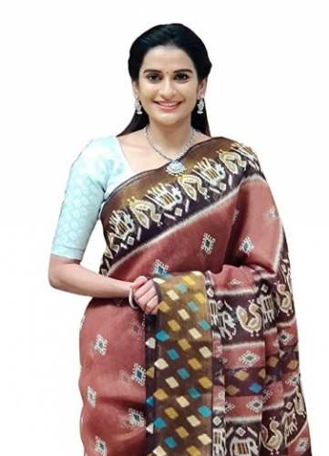 Buy Jute Saree By The Chennai Shopping Mall by The Chennai Shopping Mall