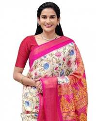 BUy Ruby Jute Saree By The Chennai Shopping Mall