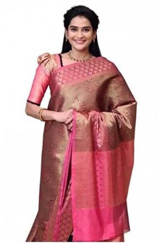 Get The Chennai Shopping Mall Banarasi Saree by The Chennai Shopping Mall