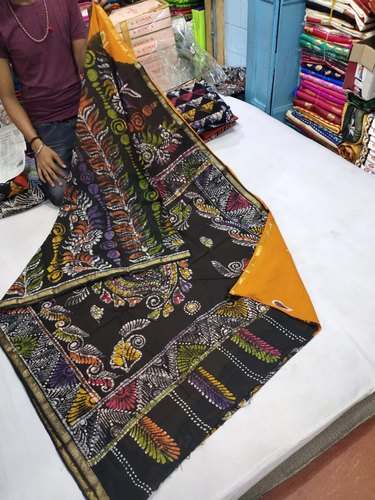 Ladies Cotton Chanderi Saree by Jai Kishan Shiv Ratan Mohata