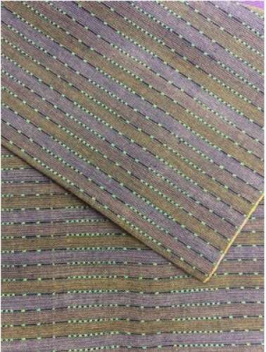 Multicolour 140 GSM Cotton Handloom Dobby Fabric by Jain Fab