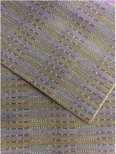 Multicolour 140 GSM Cotton Handloom Dobby Fabric