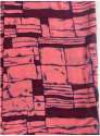 Pink color 120 GSM Printed Cotton Fabric thumb 1