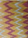 Plain Yellow ikat Cotton Fabric thumb 1