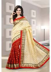 Ladies Party Wear Chanderi Saree