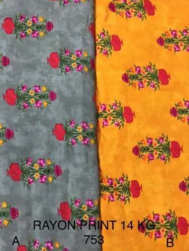 Dyed Printed Rayon 14kg Fabric 