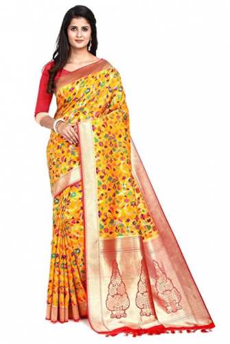 Buy Kalaa Varsha Banarasi Silk For Ladies by Kalaa Varsha Sarees