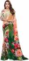 Get Floral Print Georgette Saree By Kalaa Varsha thumb 1