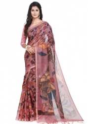 Get Printed Chanderi Saree At Wholesale Price