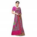 Get Arars Printed Pattu Saree For Ladies thumb 1