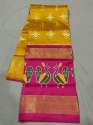 Traditional Ikkat Cotton Patola Design Saree thumb 3