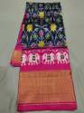 Traditional Ikkat Cotton Patola Design Saree thumb 6