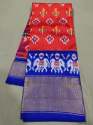 Traditional Ikkat Cotton Patola Design Saree thumb 7