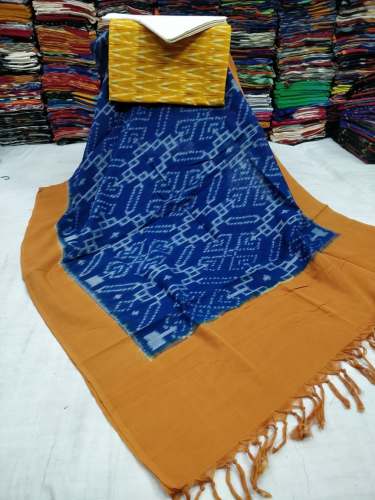 Trendy Ikkat mercerized cotton dress material at Rs.1500 Piece in