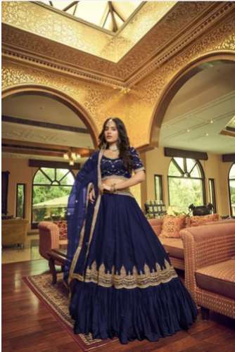 Aahvan Western Style Designer Party Wear lehenga choli  by Anant Exports