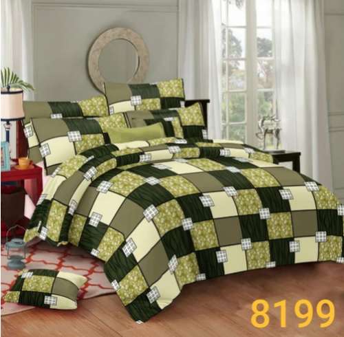  Bed Cotton Printed Double Comforter Set by Hanuman Fabric