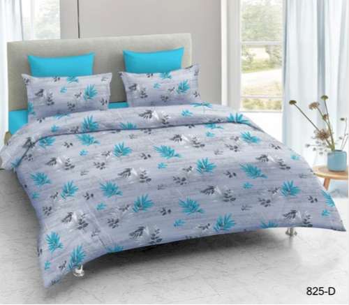 Multi color Pure cotton King Size Bed Sheets 
