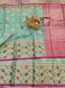 Ladies Zari Border Cotton Saree thumb 1
