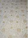 White color Embroidered 	150 GSM Chiffon Fabric  thumb 1