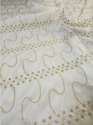 White color Embroidered 	150 GSM Chiffon Fabric  thumb 2