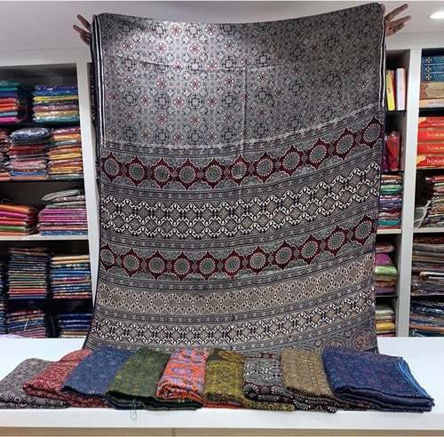 Indian Handloom Modal Silk Saree  by Anup Fabrics
