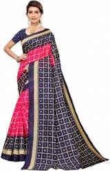 Buy Printed Art Silk Saree By Serraw Brand