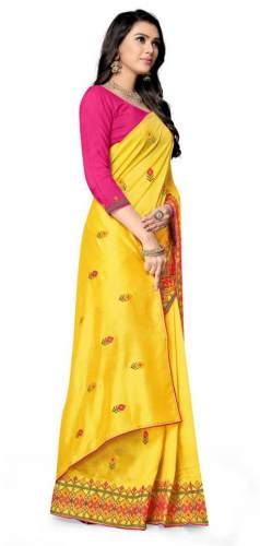 Buy Printed Georgette Saree  By SERONA FABRICS  by Serona Fabrics