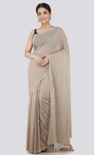 Get Pinkloom Fancy Cotton Saree At Wholesale Price by PinkLoom
