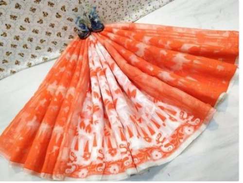 Designer Fancy Soft Jamdani Saree by Manoj Textiles