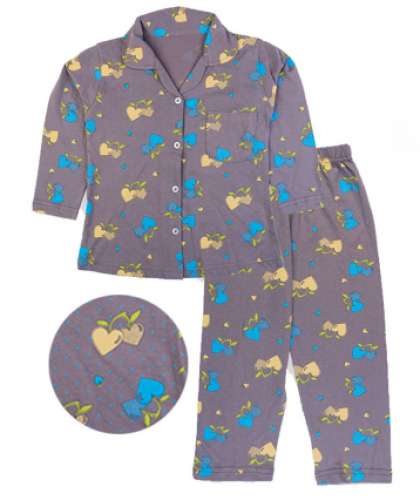 Baby Girl Printed Night Suit
