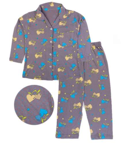 Baby Girl Printed Night Suit by ganvesa