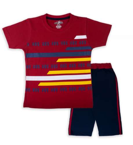 Boys T-Shirt And Capri Set by ganvesa