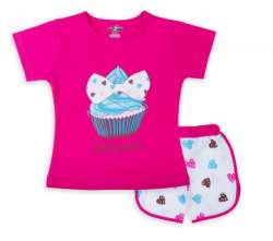 Girls T-Shirt With Bloomer