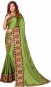 Get Embroidered Silk Blend Saree At Retail Price thumb 1