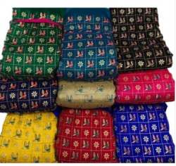  Jari Work Embroidered Fabric