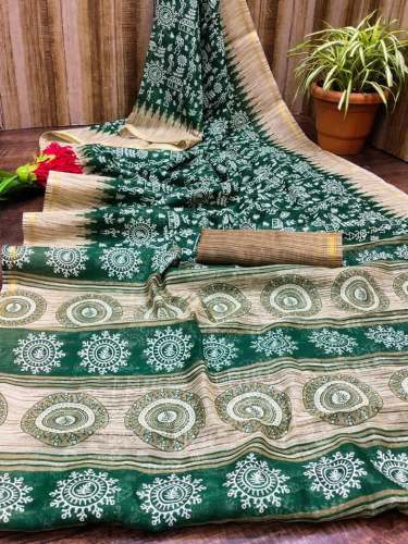 Buy Cotton Flex Saree By Aaradhya Fashion