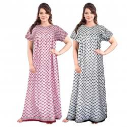 Buy Cotton Nighty Combo By AARADHYA FASHION